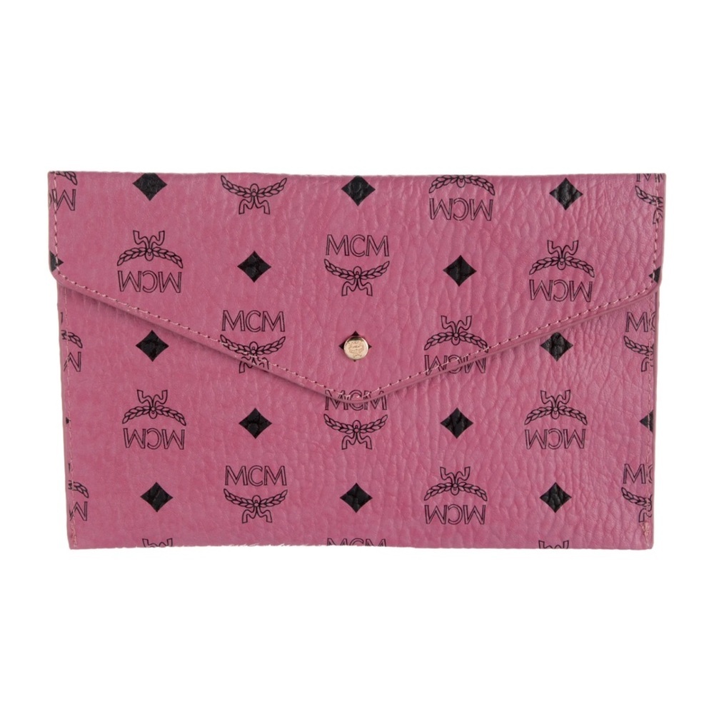 MCM GWP Pink Clutch with Black Accents